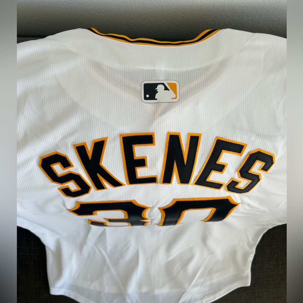 Nike Authentic Pittsburgh Pirates Paul Skenes #30 Limited Jersey Men’s Sz: L - Picture 8 of 8